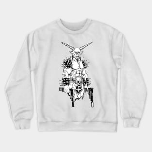 Goatlord Hitlist White Crewneck Sweatshirt